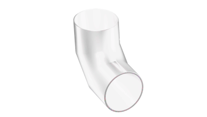 кожух оцинкованный для отвода 90° 210x0,55 мм купить в Барнауле