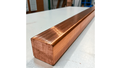 квадрат медный 22 мм М2 купить в Барнауле