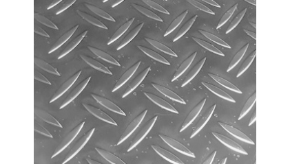 лист алюминиевый рифленый дуэт 1 мм АМц купить в Барнауле