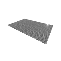 Лист нержавеющий рифленый ромб 1x1250x2500 мм 12Х18Н10Т ГОСТ 8568-77