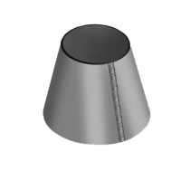 Обечайка стальная коническая 1120x1020x16 мм 20К ГОСТ 14249-89