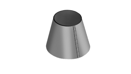 обечайку стальную коническую 3000x2120x20 мм 16ГС купить в Барнауле