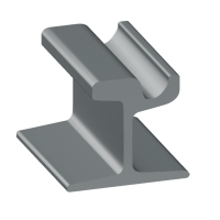 Рельсы РТ60Е стальные трамвайные 15 м Э76 ГОСТ 55941-2014