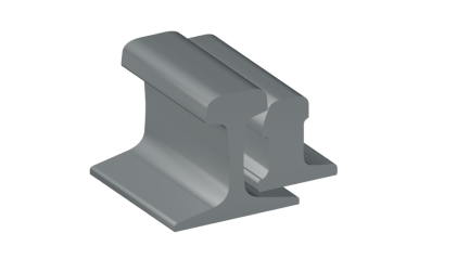 рельсы Р65 стальные рамные с остряком 4 м Э76 купить в Барнауле