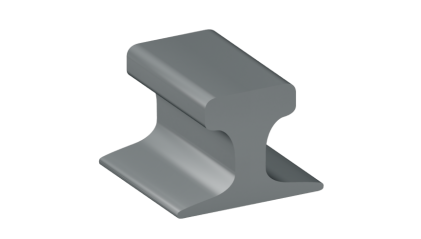 рельсы КР140 стальные крановые 10,5 м К76Ф купить в Барнауле