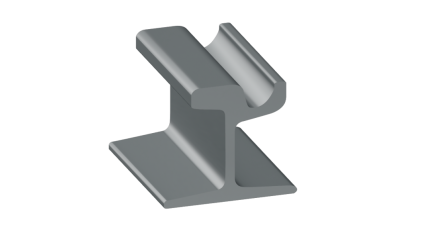 рельсы РТ62 стальные трамвайные 7 м Э76 купить в Барнауле