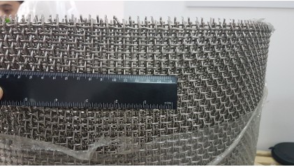 сетку нержавеющую рифленую (канилированную) 15x15 3,6 мм 12Х18Н10Т купить в Барнауле