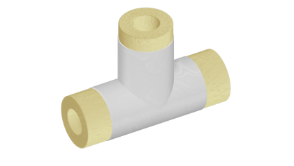 тройник теплоизоляционный минераловатный 1020x273 мм купить в Барнауле