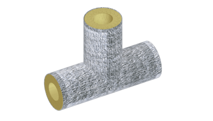 тройник теплоизоляционный минераловатный 1220x38 мм купить в Барнауле
