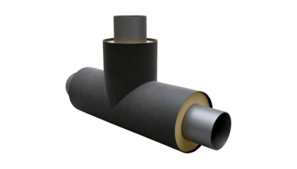 тройник в ППУ-ПЭ изоляции 159х4,5-89х4,5 мм купить в Барнауле