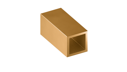 трубу латунную профильную квадратную ДКВНТ 10x10x2 мм ЛС59-1 купить в Барнауле