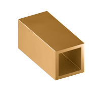 Труба латунная профильная квадратная ДКВНТ 10x10x1 мм Л68 ТУ 48-21-428-84