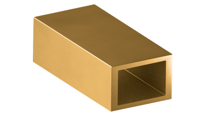 трубу латунную профильную прямоугольную ДПРНТ 120x10x2 мм Л90 купить в Барнауле