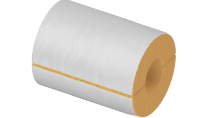 цилиндр теплоизоляционный минераловатный 1020x60x500 мм Г1 Ц 100 купить в Барнауле