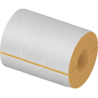 Цилиндр теплоизоляционный минераловатный вырезной оцинкованный 720x100x500 мм НГ Ц 150 ГОСТ 23208-2022